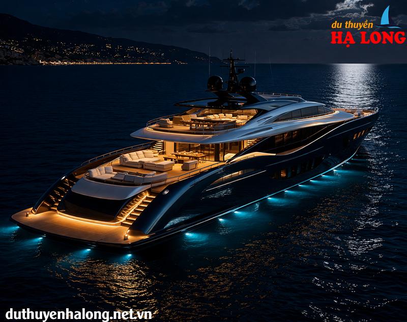 Chi tiết đầu và đuôi du thuyền Hạ Long